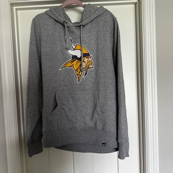 MINNESOTA VIKINGS IMPRINT '47 HEADLINE HOODIE NWT size L - Picture 2 of 9
